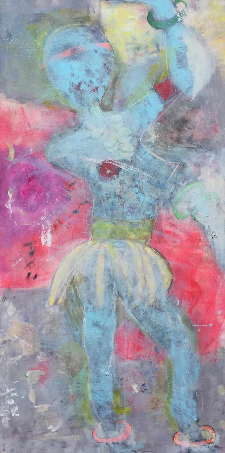 Gemälde Tanzende Frau von Christa Graß